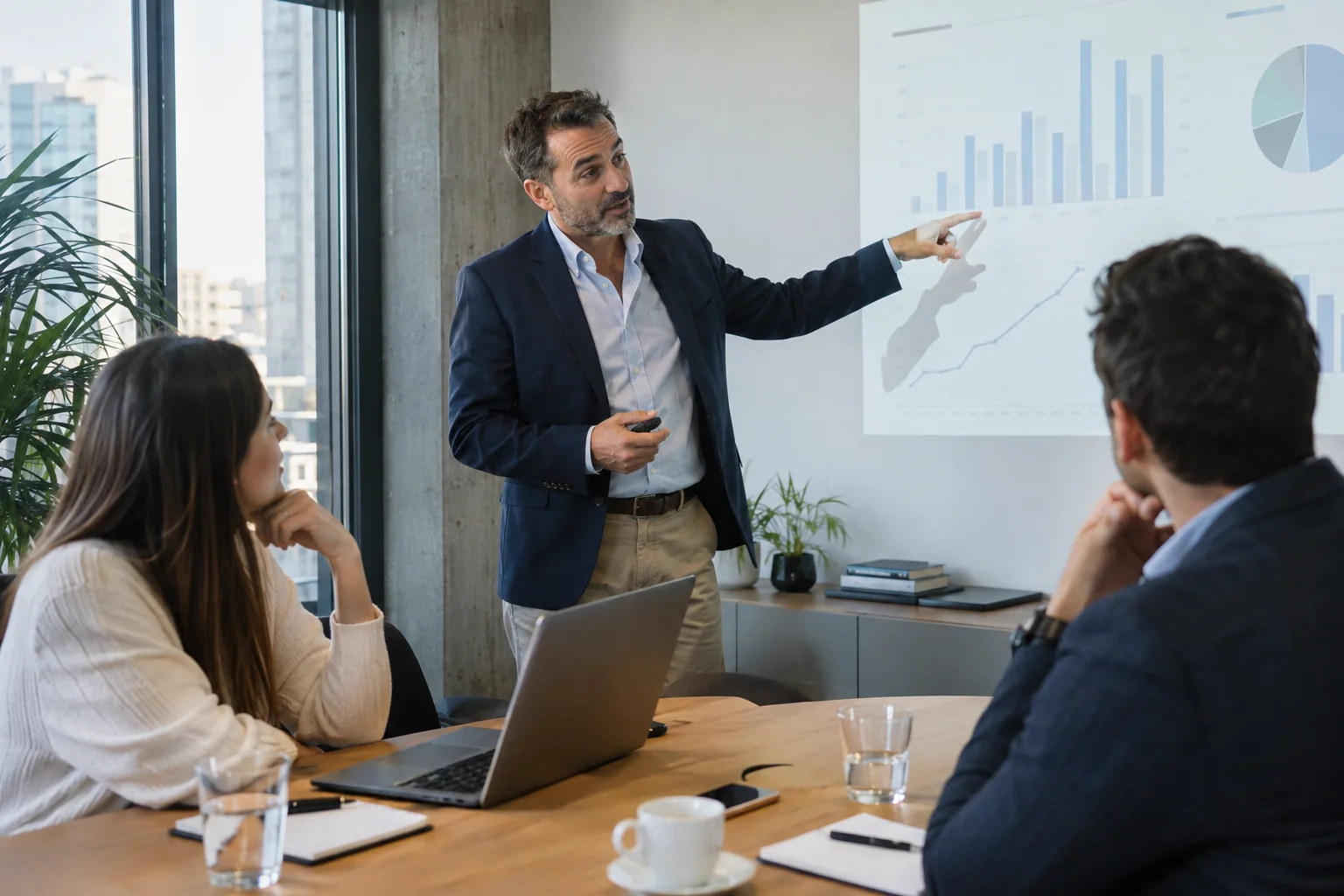 Presentación de un proyecto a potenciales inversionistas